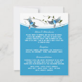 幸福の青い鳥の詳細囲いカード 出欠カード (裏面)