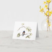 幸福の青い鳥 カード (黄色い花)