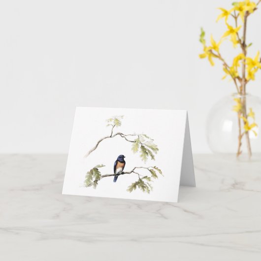 幸福の青い鳥 カード (黄色い花)