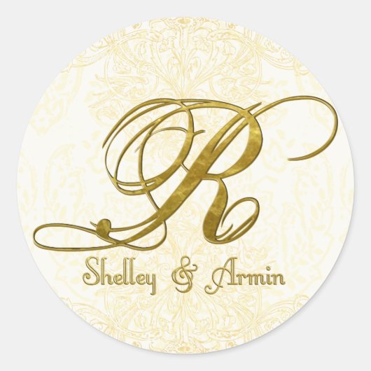 幸福の青い鳥 ラウンドシール (正面)