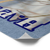 幸福の青感動的鳥 ポスター (角)