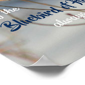 幸福の青感動的鳥 ポスター (角)