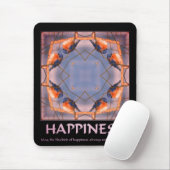 幸福の青感動的鳥 マウスパッド (マウス)