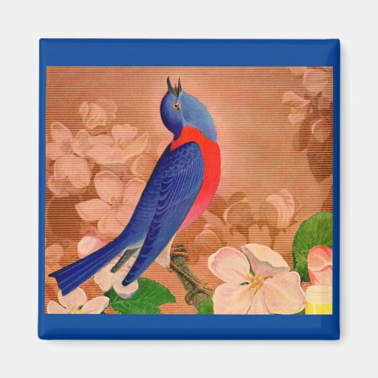 幸福の青鳥 マグネット (正面)