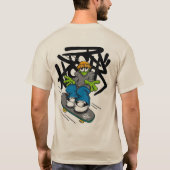 幸福のTシャツを広める Tシャツ (裏面)