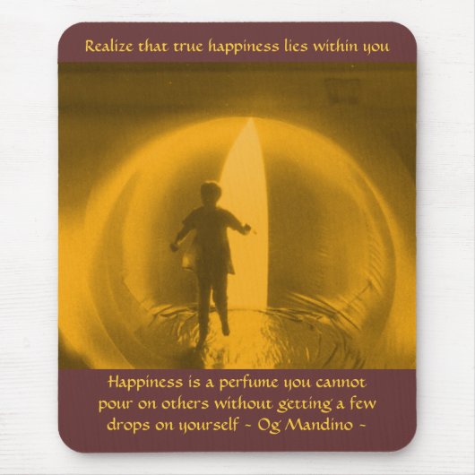 幸福はあなたの内に- mousepadあります マウスパッド (正面)