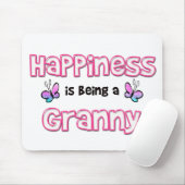 幸福はおばあさんです マウスパッド (マウス)