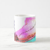 幸福はただの笛遠くになマグです コーヒーマグカップ (中央)