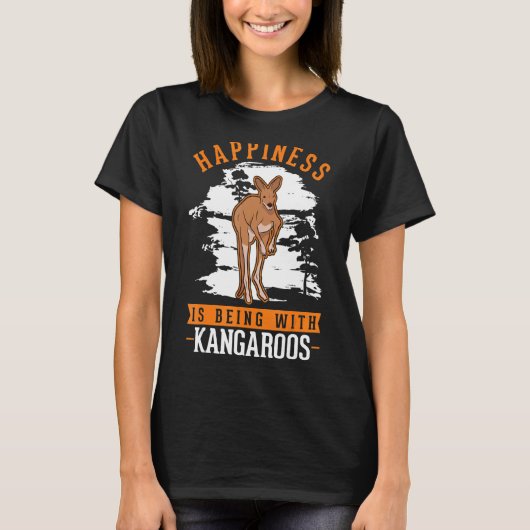 幸福はカンガルーにある Tシャツ (正面)