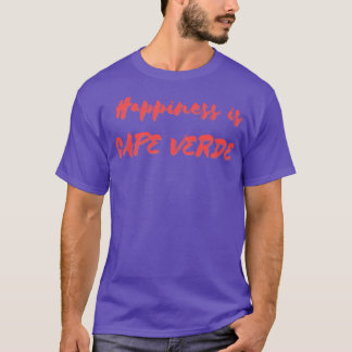 幸福はカーボベルデ Tシャツ