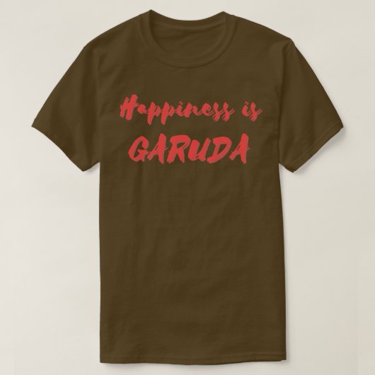 幸福はガルダ Tシャツ (デザイン正面)