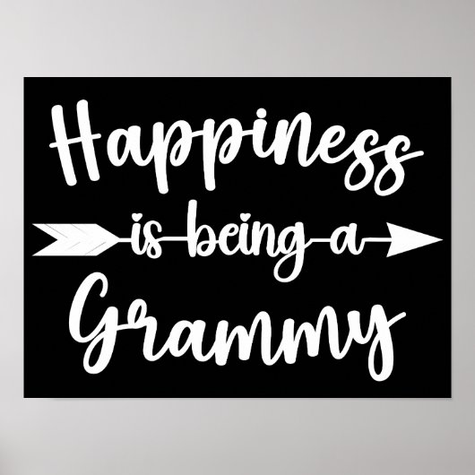 幸福はグラミーな母の日のおばあちゃだ ポスター (正面)
