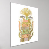 幸福はコーヒーと本だ 箔ポスター (レイダウン)