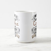 幸福はコーヒーと私の聖書のカップである コーヒーマグカップ (中央)