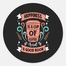 幸福はコーヒーのカップと良い本だ
