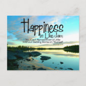 「幸福はジャムのようなもの」感動的引用文 ポストカード (正面)