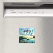 「幸福はジャムのようなもの」感動的引用文 マグネット (インサイチュ (食洗機))