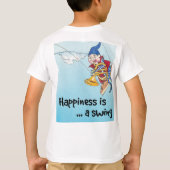 幸福はスイングだ Tシャツ (裏面)