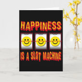 幸福はスロットマシンです カード (黄色い花)