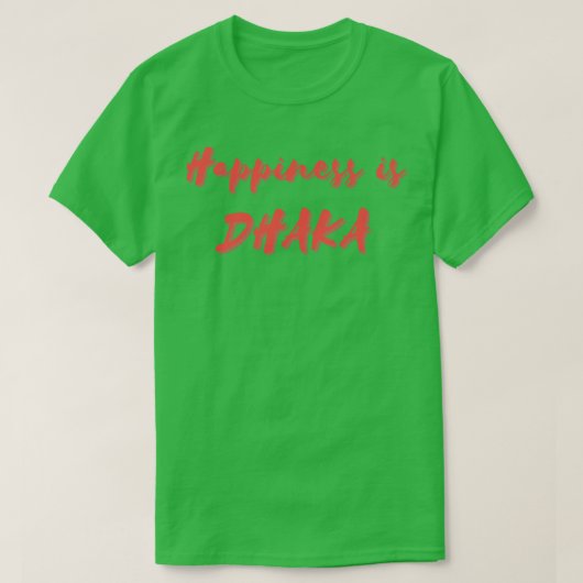 幸福はダッカである Tシャツ (デザイン正面)