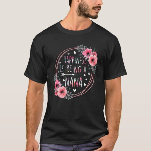幸福はナナフローラ花母S Dである Tシャツ (正面)