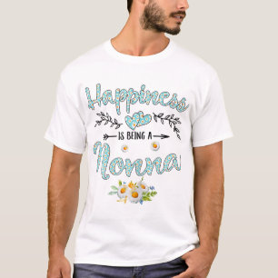 幸福はノンナウィメンズデイジー花壇 Tシャツ