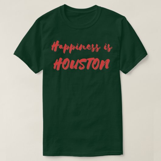 幸福はヒューストン Tシャツ (デザイン正面)