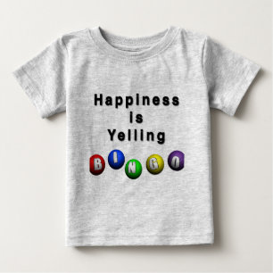 幸福はビンゴを叫んでいる ベビーTシャツ