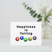 幸福はビンゴを叫んでいる ポストカード (スタンド正面)