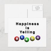 幸福はビンゴを叫んでいる ポストカード (正面/裏面)