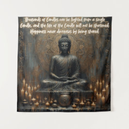 幸福は共有されることによって決して減少しない タペストリー