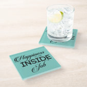 幸福は内職だ ガラスコースター (アングル)