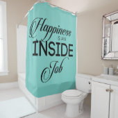 幸福は内職だ シャワーカーテン (インサイチュ)
