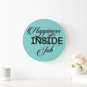 幸福は内職だ ラージ壁時計 (ホーム)