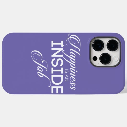 幸福は内職だ Case-Mate iPhoneケース (裏面 (横))