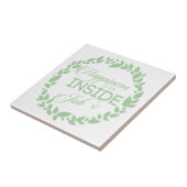 幸福は内職のグリーンリース タイル (側面)