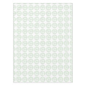 幸福は内職のグリーンリース テーブルクロス (正面)