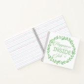 幸福は内職のグリーンリース ノートブック (内部)