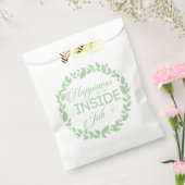 幸福は内職のグリーンリース フェイバーバッグ (封をした状態)