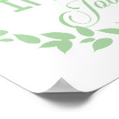 幸福は内職のグリーンリース ポスター (角)