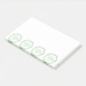 幸福は内職のグリーンリース ポストイット (アングル)