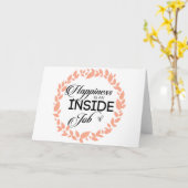 幸福は内職のリース カード (黄色い花)