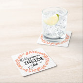 幸福は内職のリース スクエアペーパーコースター (インサイチュ)