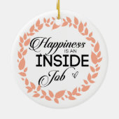幸福は内職のリース セラミックオーナメント (裏面)