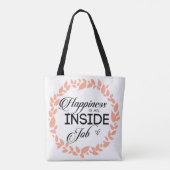 幸福は内職のリース トートバッグ (裏面)