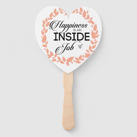 幸福は内職のリース ハンドファン (正面)