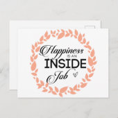 幸福は内職のリース ポストカード (正面/裏面)