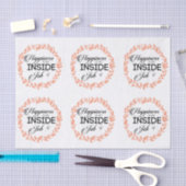 幸福は内職のリース 薄葉紙 (クラフト)