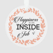 幸福は内職リースオーナメント オーナメント (裏面)