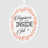 幸福は内職リースオーナメント オーナメント (正面)